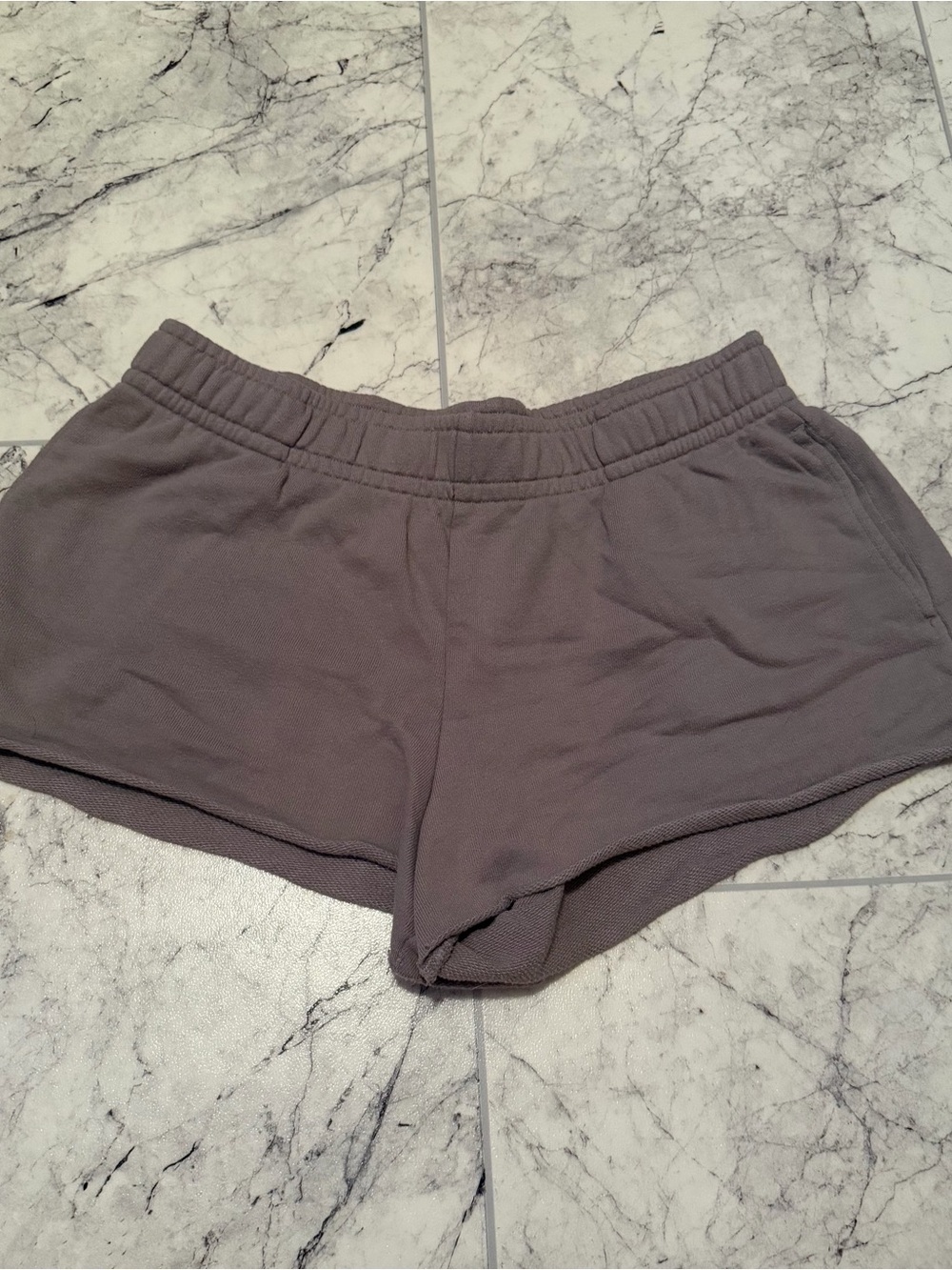 No Boundaries Women's Charcoal Gray Athletic Shorts
